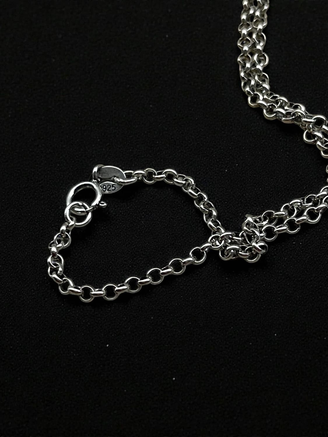 크로스 팬던트 은목걸이 십자가목걸이 남자목걸이 상품이미지5