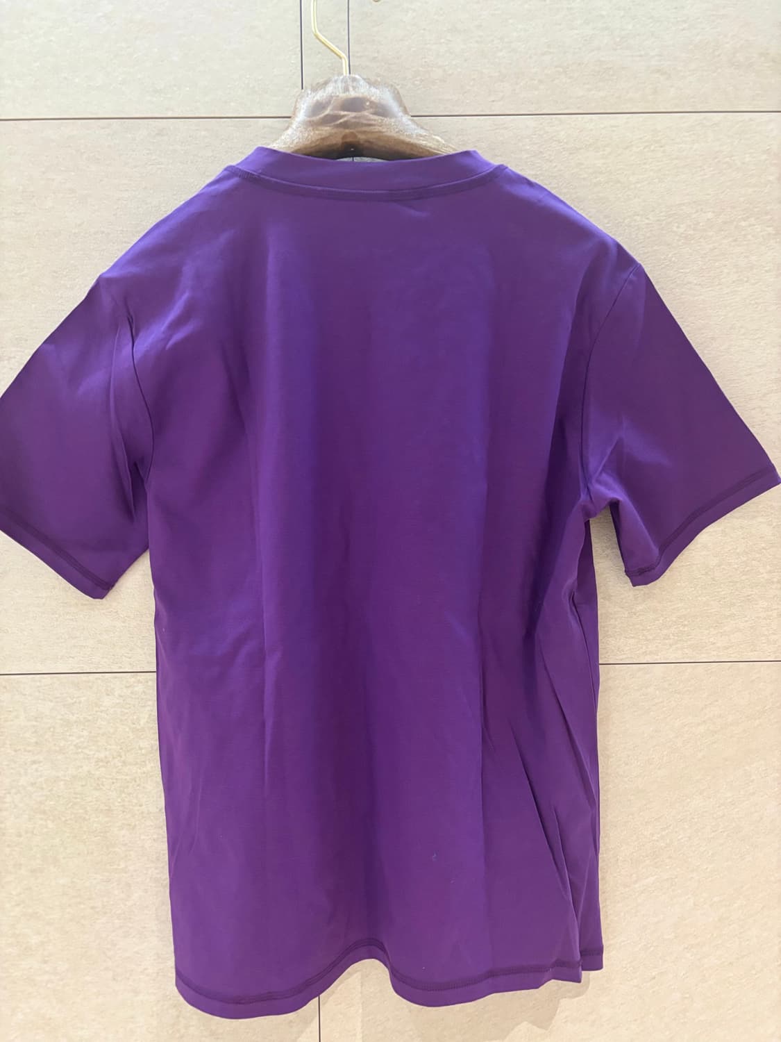 LANVIN 랑방 퍼플 프린팅 반팔 티셔츠 상품이미지4