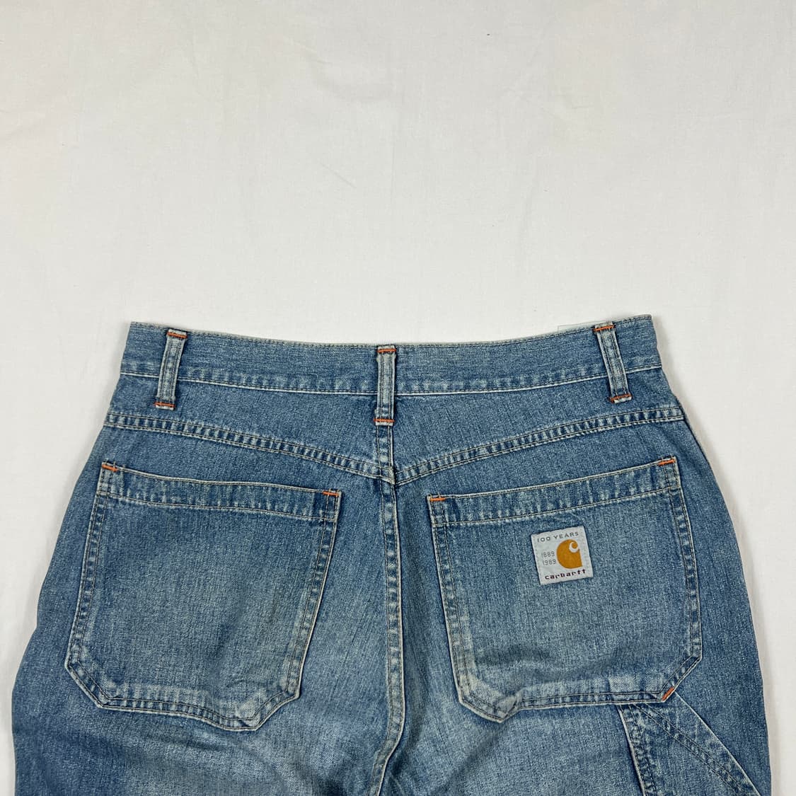 80‘s 칼하트 carhartt 100주년 카펜터 데님 반바지 상품이미지6