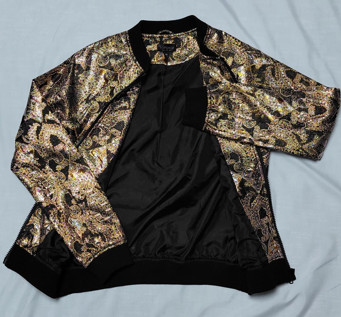 Topshop 패턴 블루종 EU40/US8/UK12 (95/M) 상품이미지4