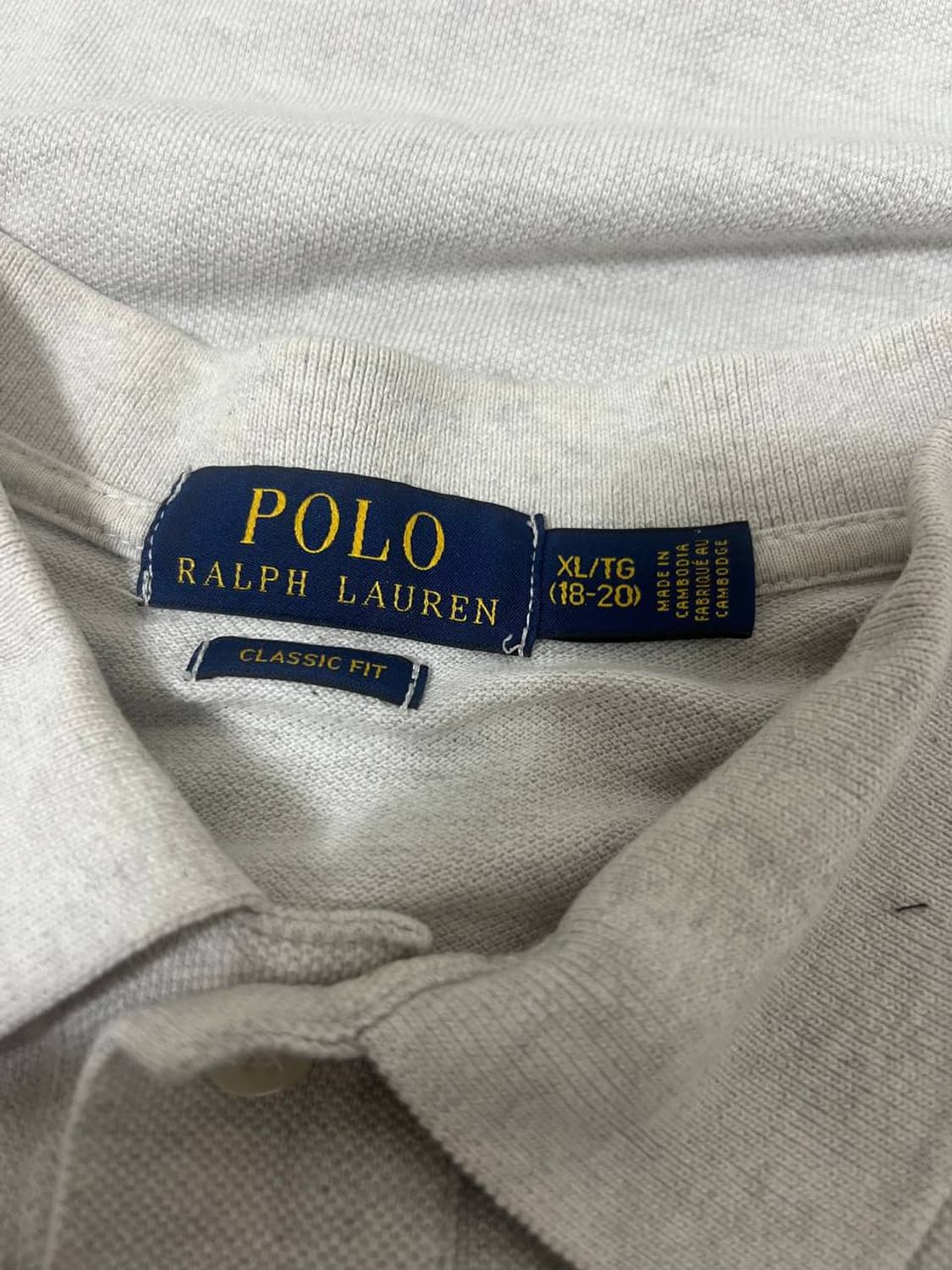 Polo 폴로 화이트 롱 슬리브 상품이미지3