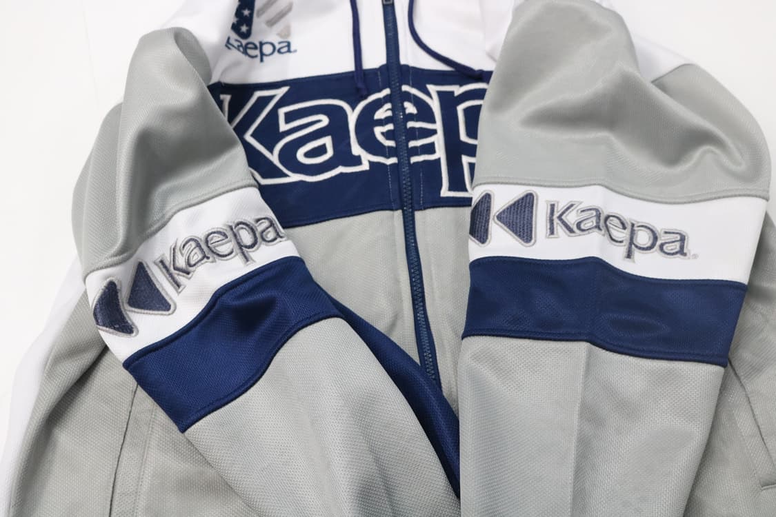 케파 빈티지 빅로고 컬러블록 후드 집업 저지 상품이미지7