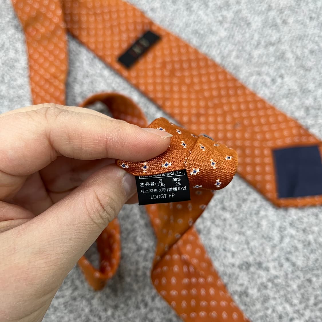 F 닥스 패턴 넥타이 0408M 상품이미지4