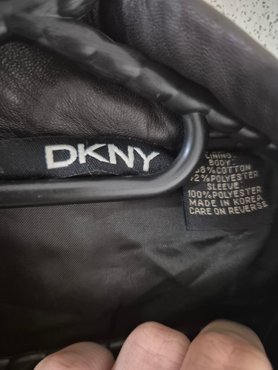 [XS]DKNY 여자 y2k 리얼가죽자켓 상품이미지4