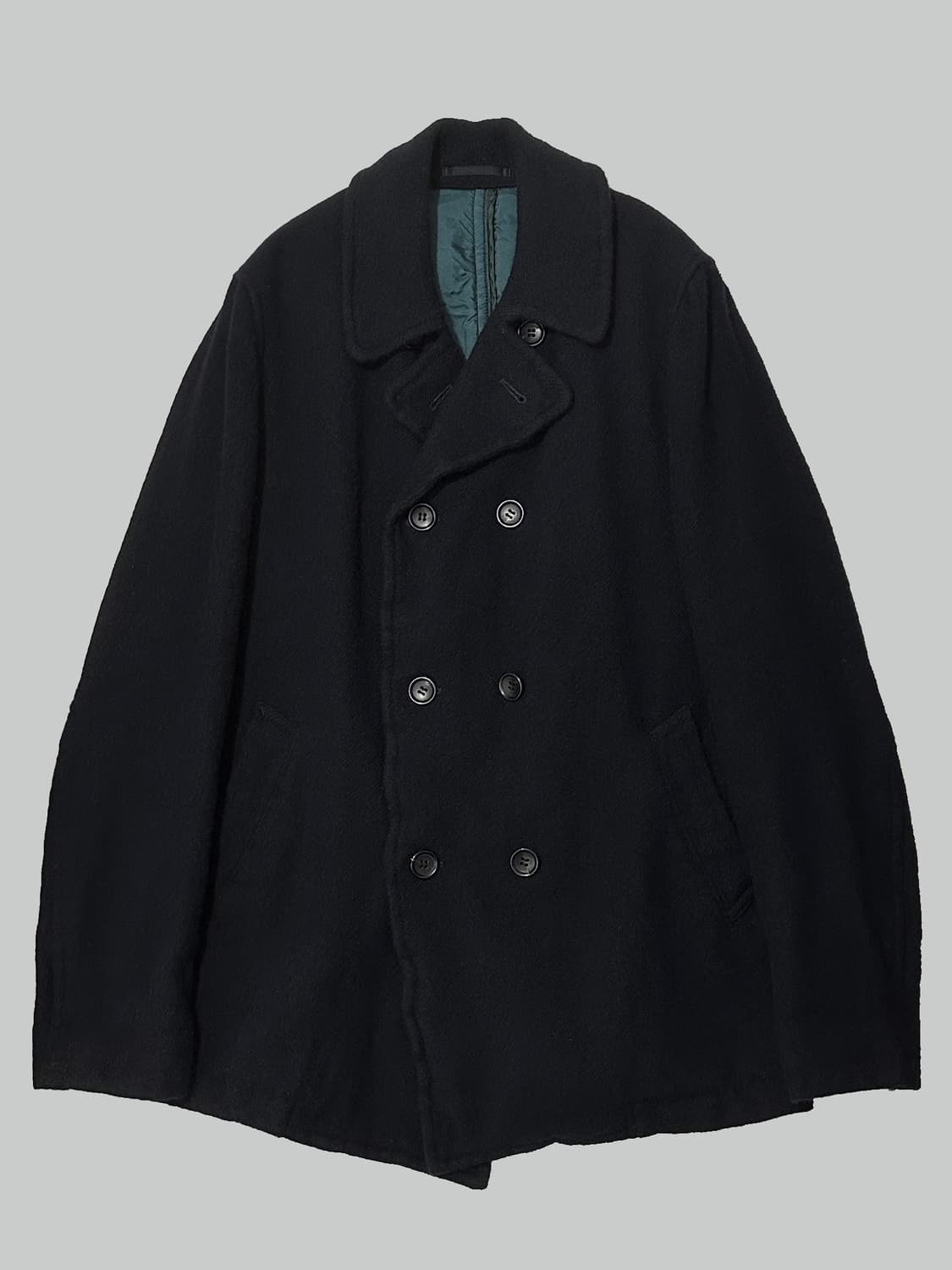 꼼데가르송 옴므 축융 울 피코트 네이비 상품이미지2