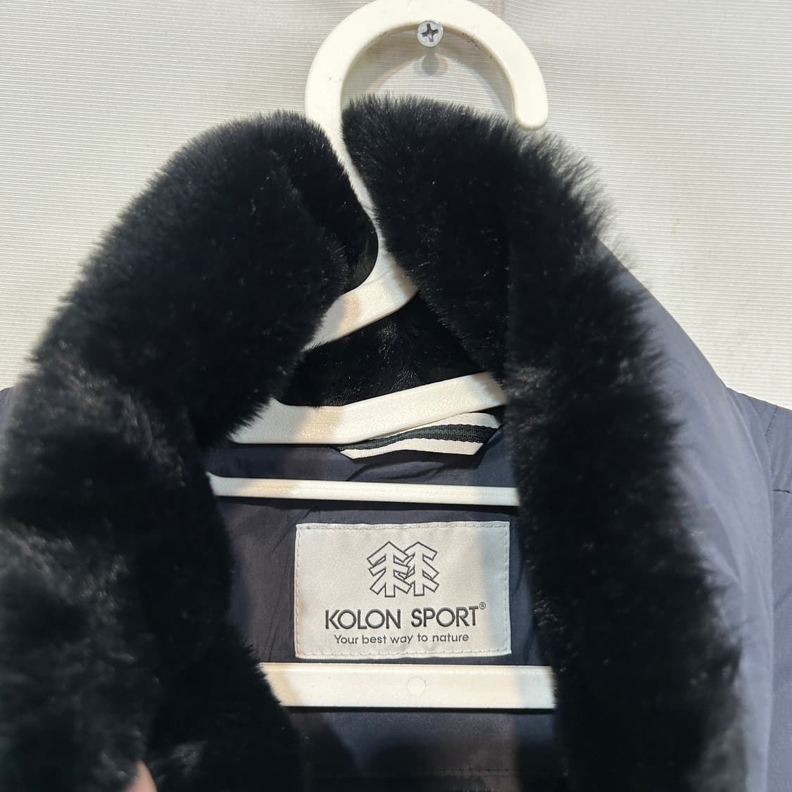 코오롱 2021 구스다운 롱패딩 90 상태최상 상품이미지2