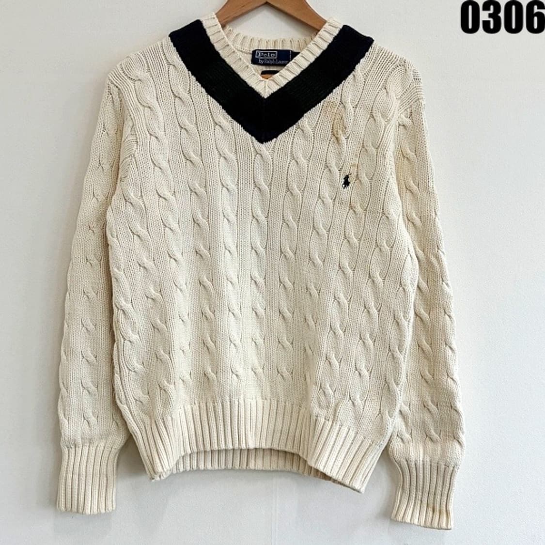 폴로 랄프로렌 케이블 니트 스웨터 90 0306  상품이미지1
