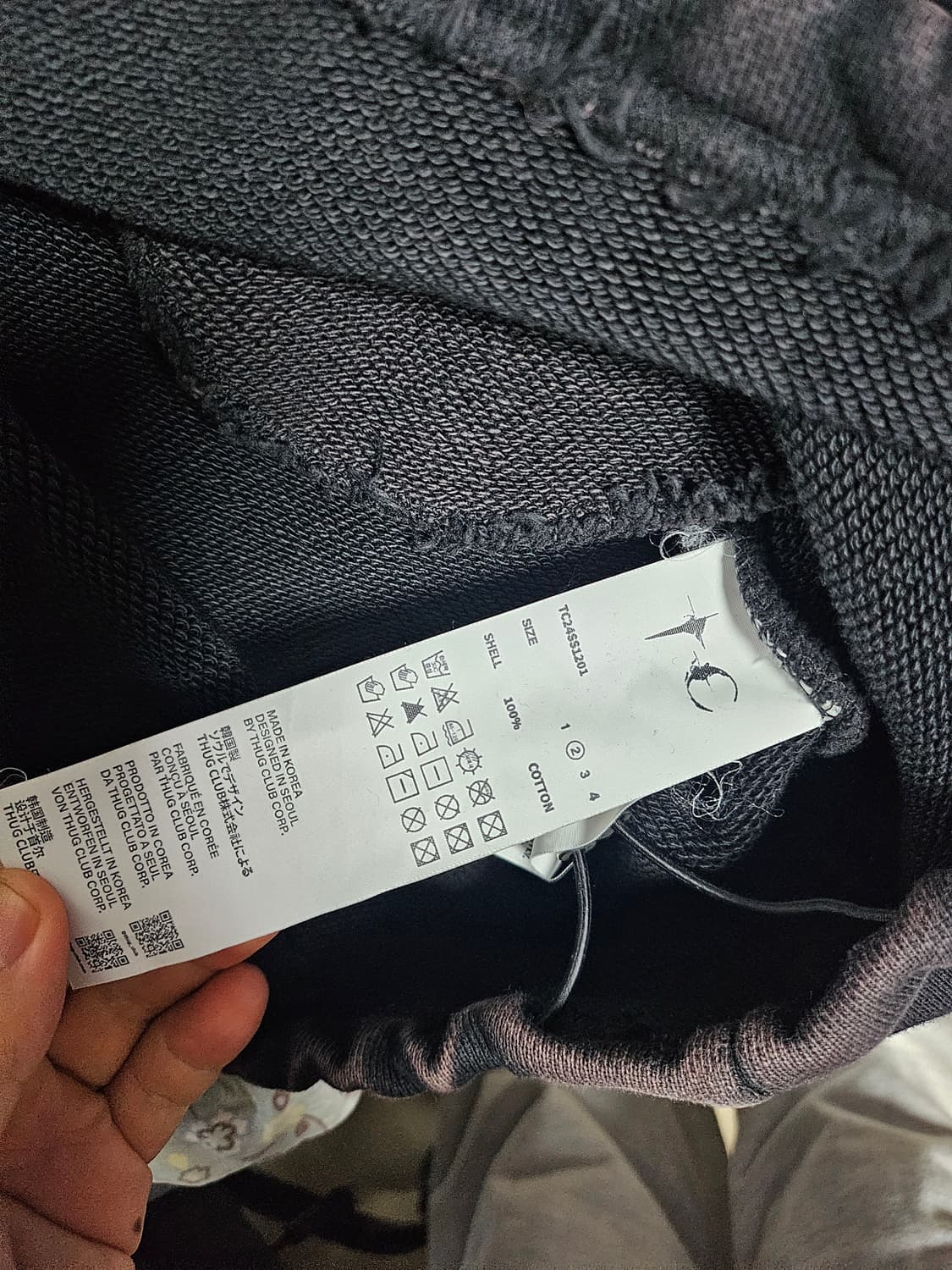 떠그클럽 피스 스터드 후드 팝니다 상품이미지5