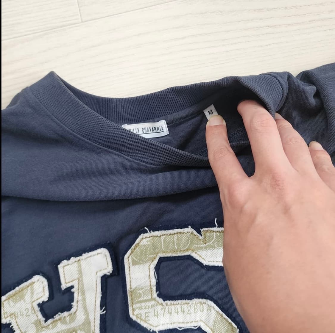 [M] 윌리 차바리아 버팔로 USA 티셔츠 네이비 상품이미지3
