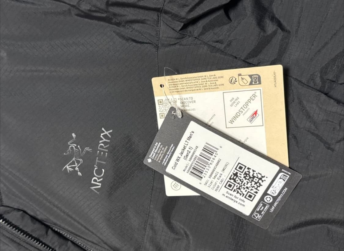 새옷 아크테릭스 콜드 WX 2.1자켓 남성 S 블랙 상품이미지7