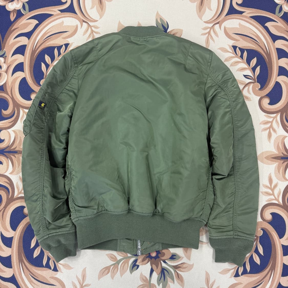 (XS)알파 인더스트리 MA-1플라이트 자켓(세이지그린) 상품이미지5