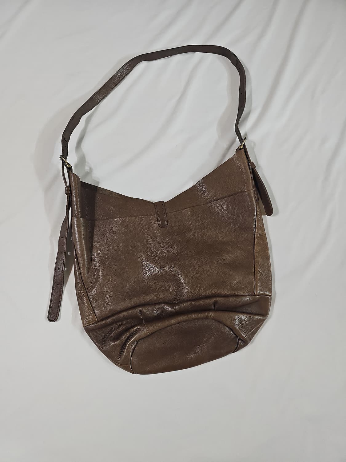 SCAPA 빈티지 보헤미안 가죽 레더 호보백 숄더백 상품이미지4