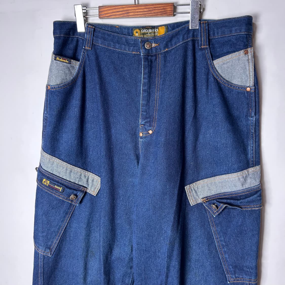[Akademiks] 아카데믹스 올드스쿨 와이드 데님팬츠 상품이미지2