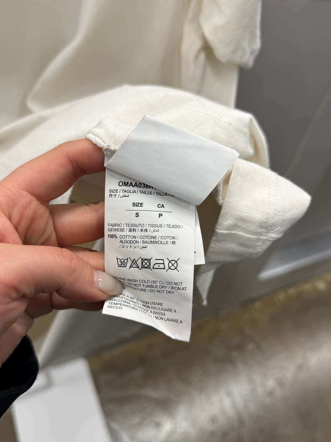 Off-White 2019 S/S 반팔 티셔츠 S 상품이미지4