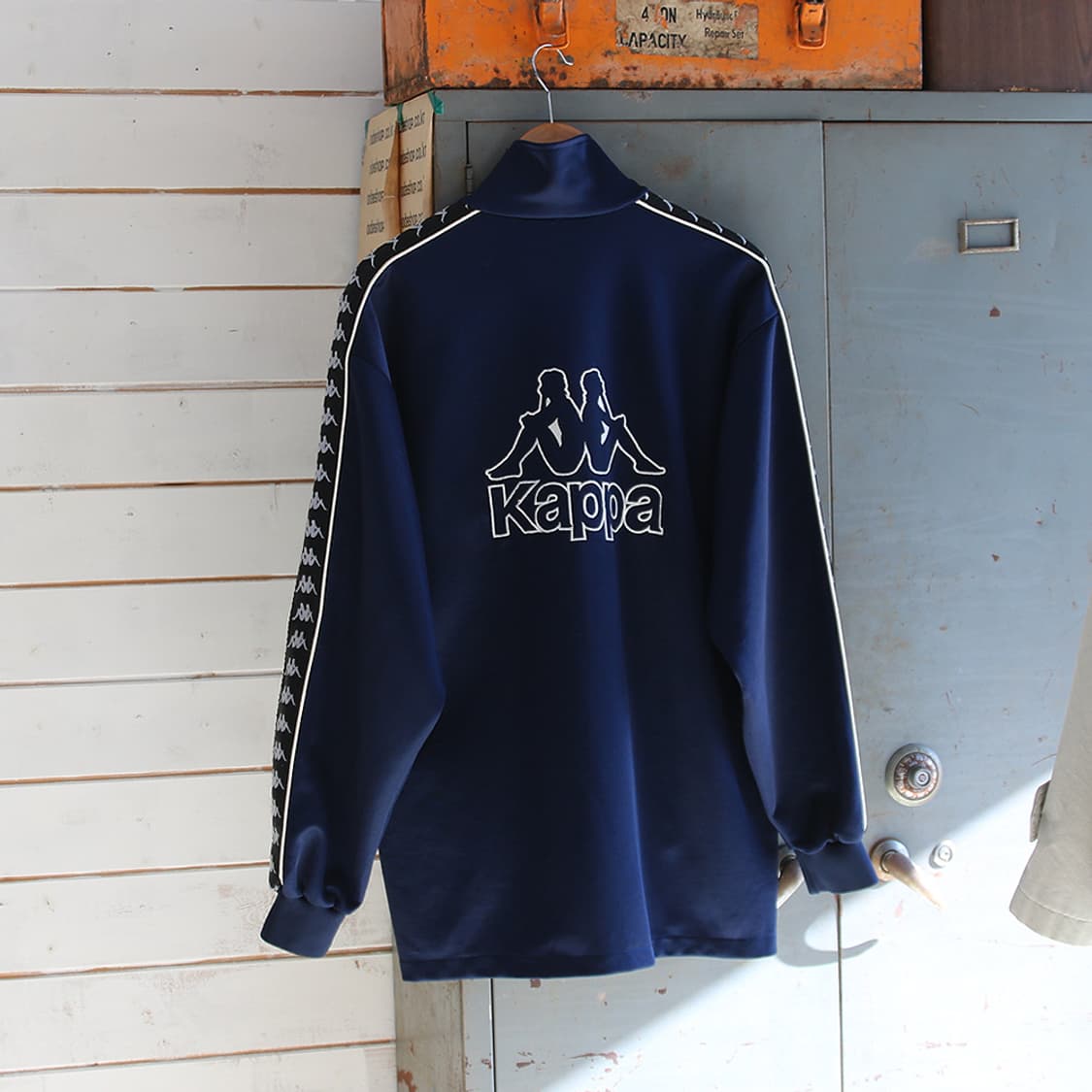 (착용컷) Kappa 올드스쿨 트랙 자켓 (남성용 105) 상품이미지2