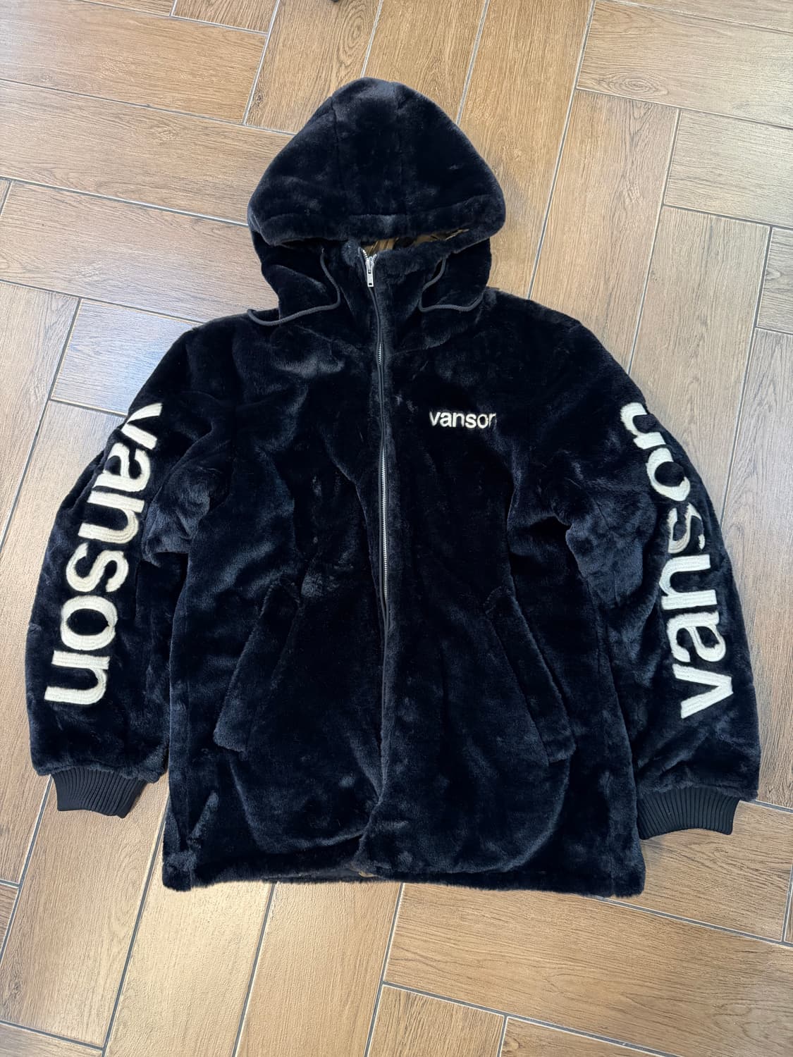 Vanson Reversible Camouflage Fur Jacke 상품이미지9