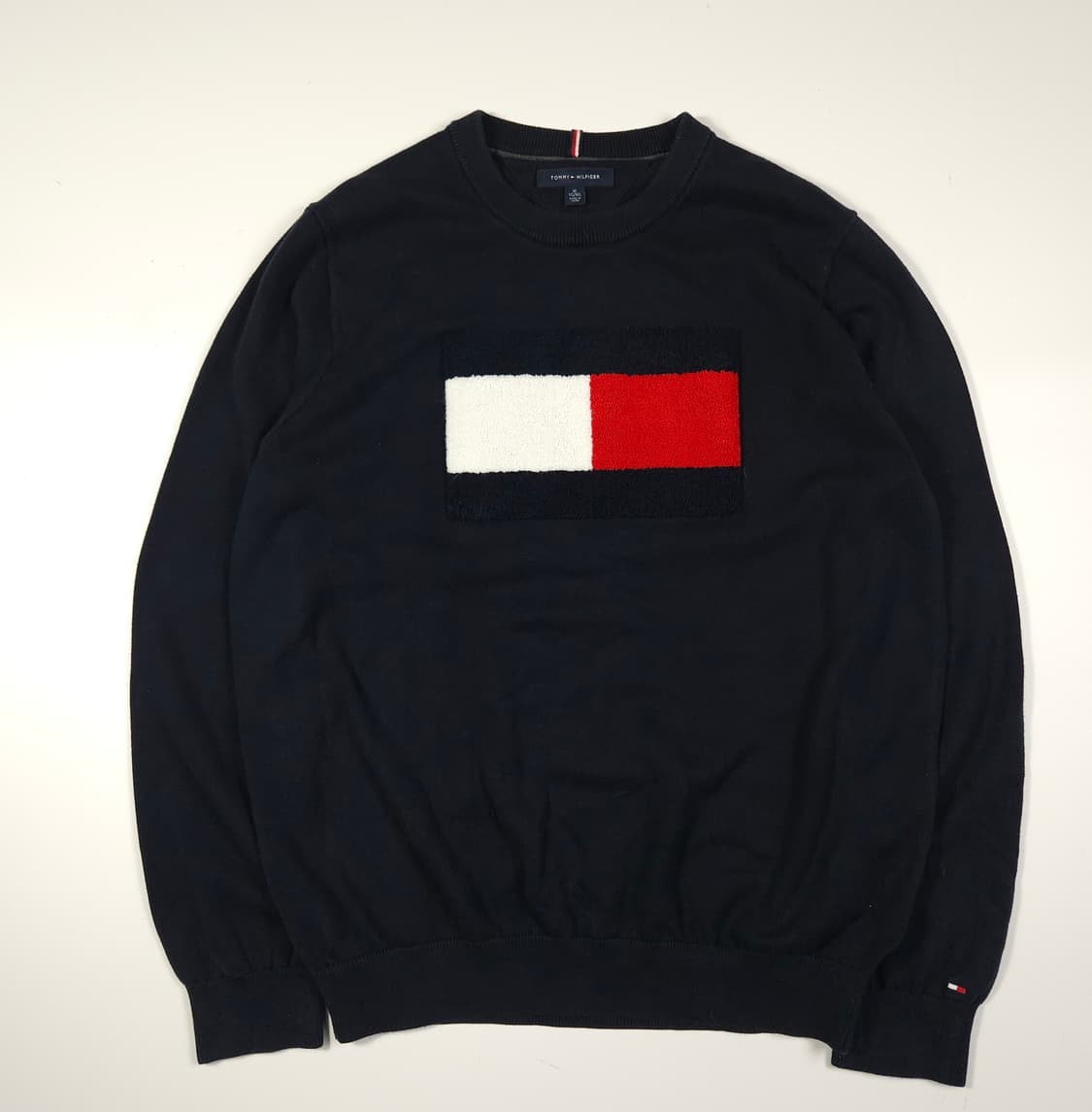 타미힐피거 빅로고 네이비 니트 상품이미지1