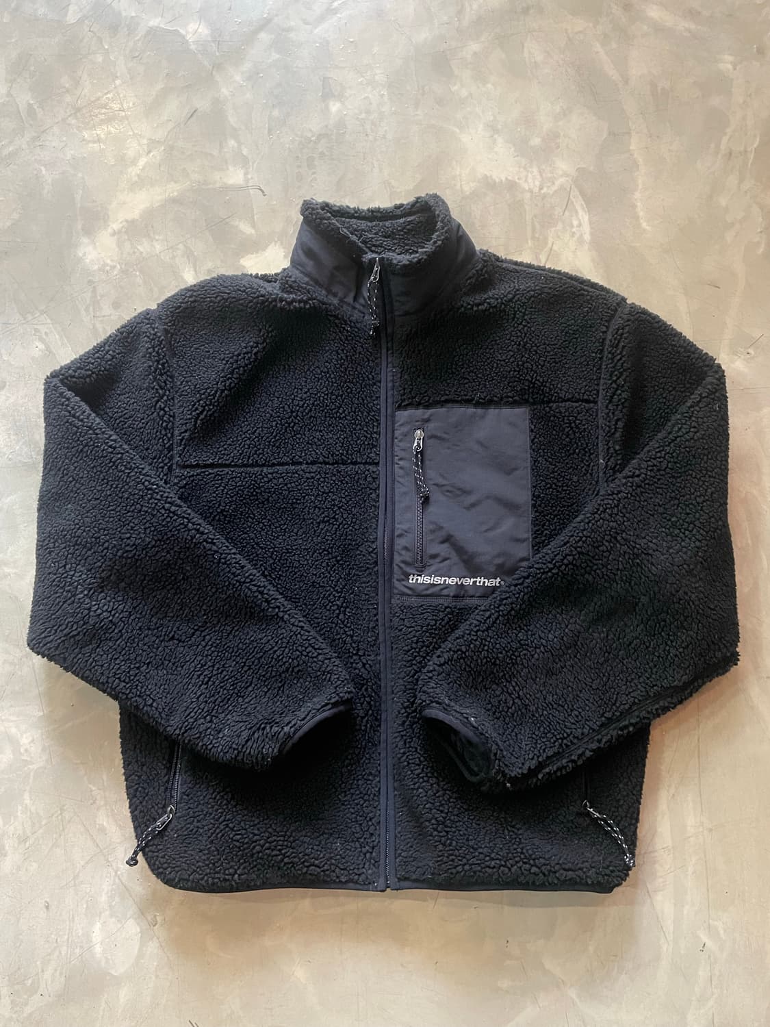Thisisneverthat 플리스 블랙 L 상품이미지4