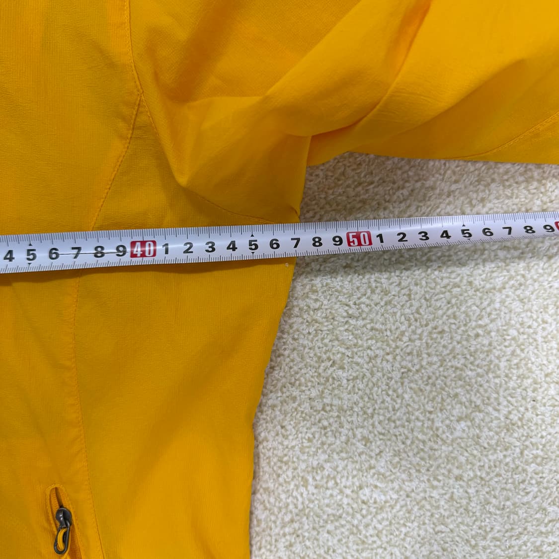 [실측확인] 코오롱스포츠 여성 옐로우 등산 윈드자켓 1230T2 상품이미지9