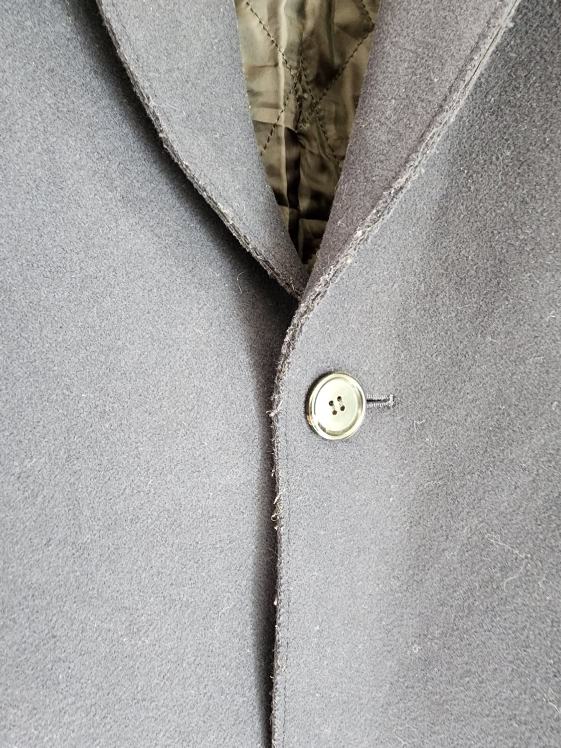 SYSTEM 시스템 옴므 울 캐시미어 코트 팜. 95사이즈 네이비 상품이미지5