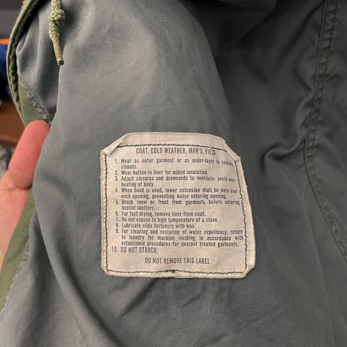 S/R 80s 알파 인더스트리 M65 필드 자켓 오리지널 야상 상품이미지8