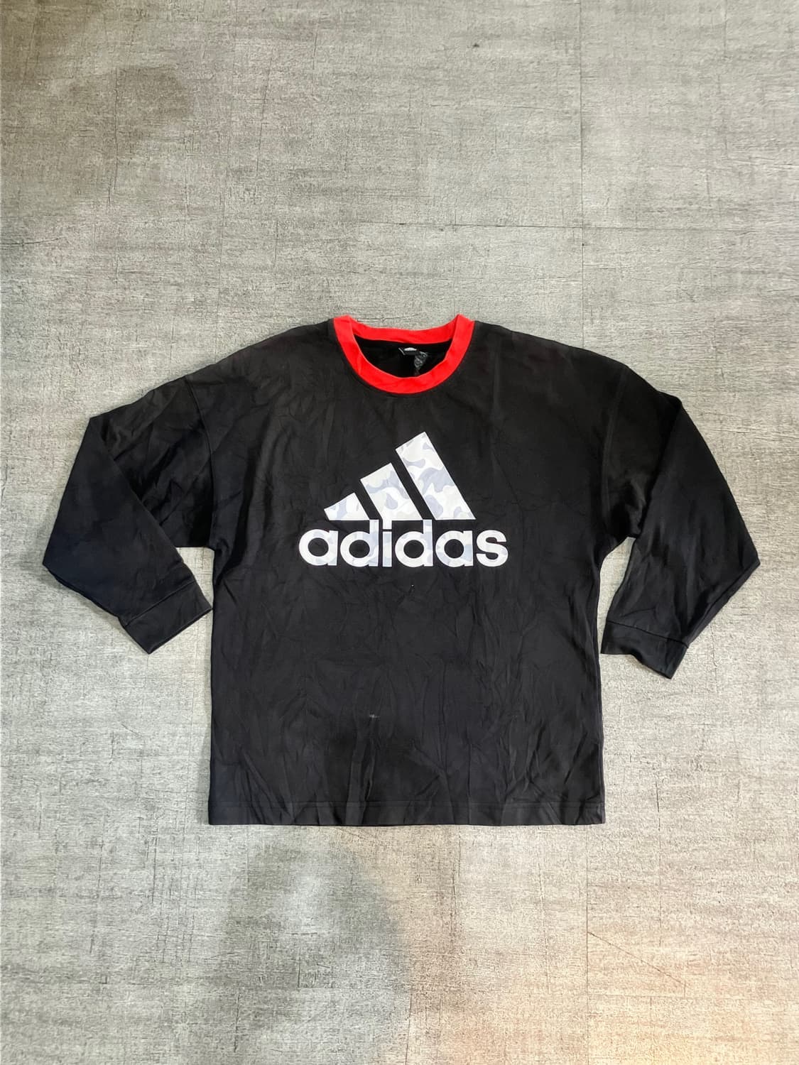 Adidas 아디다스 핀터깔y2k 카모 링거티셔츠 상품이미지1