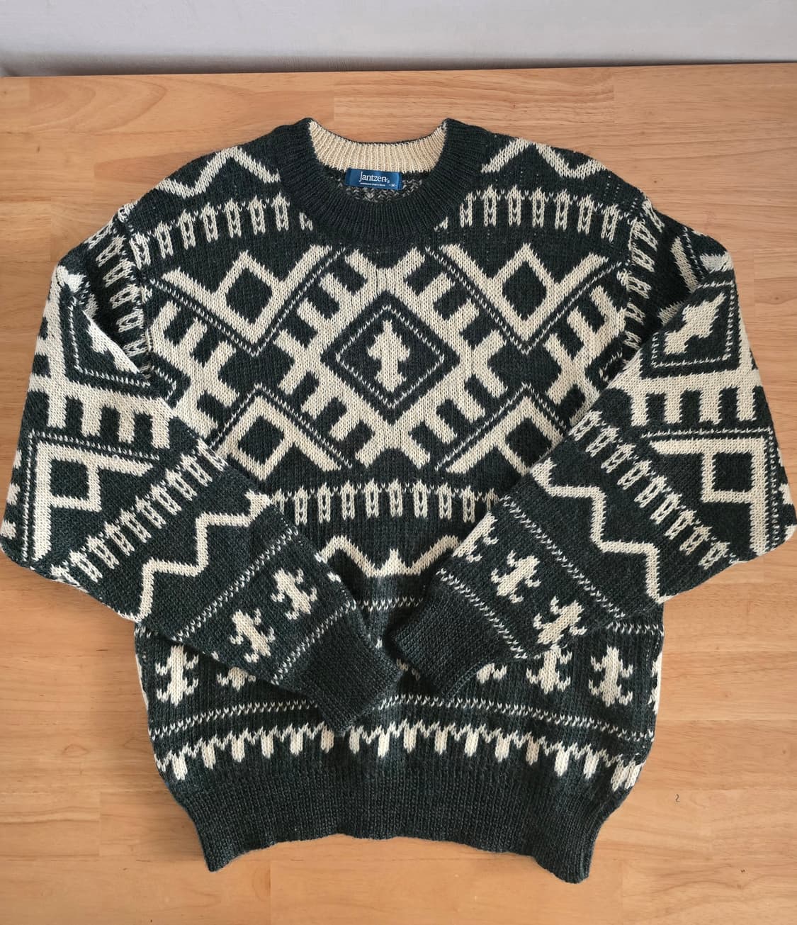Jantzen 빈티지 울마크 에스닉 니트 상품이미지1