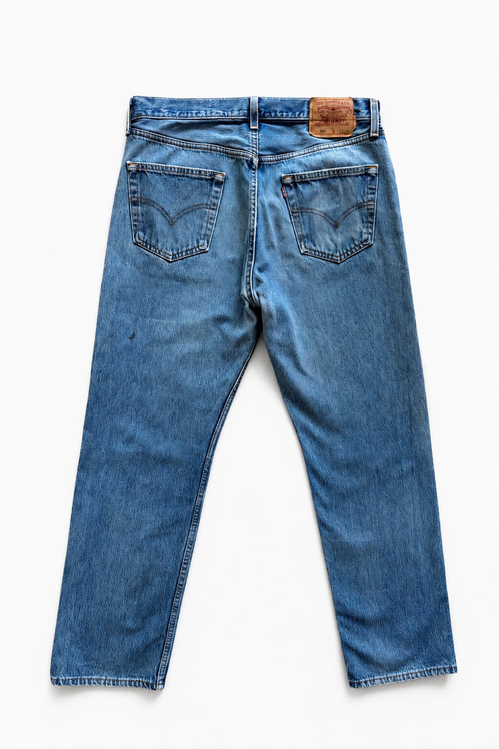 90's 리바이스 501 워싱 데님 33~34" USA MADE 상품이미지8