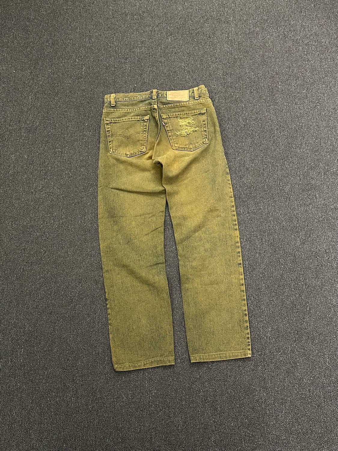 31x30)리바이스 505 옐로우 워싱 데님팬츠 상품이미지7