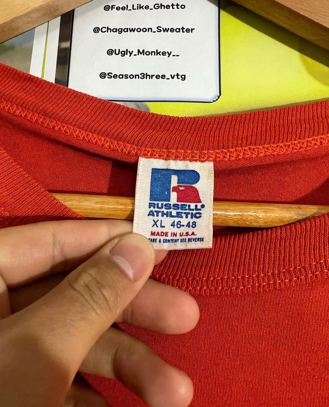 1990s Russell Tshirt 상품이미지3