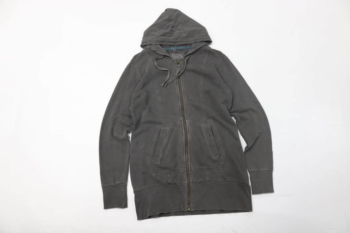 RAPUA 라푸아 빈티지 워싱 피그먼트 차콜 후드 집업 (L) 상품이미지2