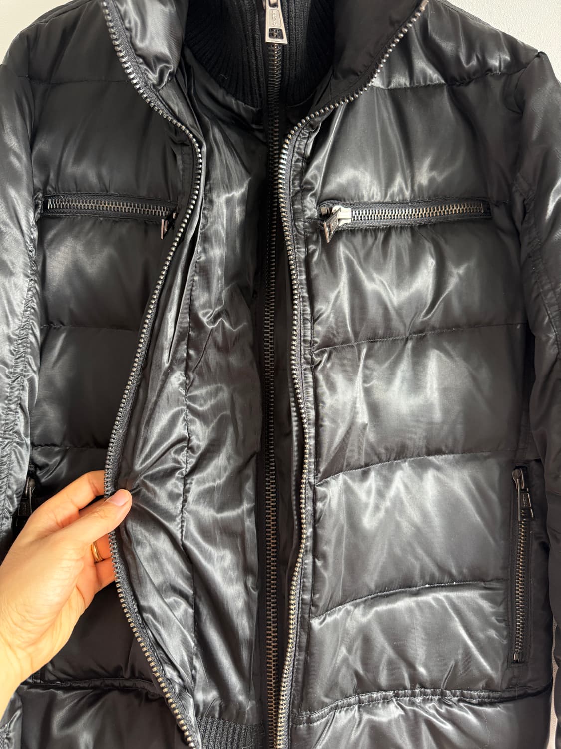 AKM 이중지퍼 라이더 다운 패딩(LAMPO ZIP) 상품이미지7