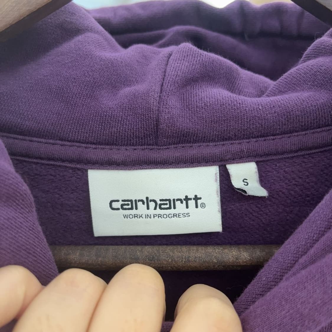 칼하트 윕 레트로 빈티지 포도맛 약기모 후드티 S C09230 상품이미지5