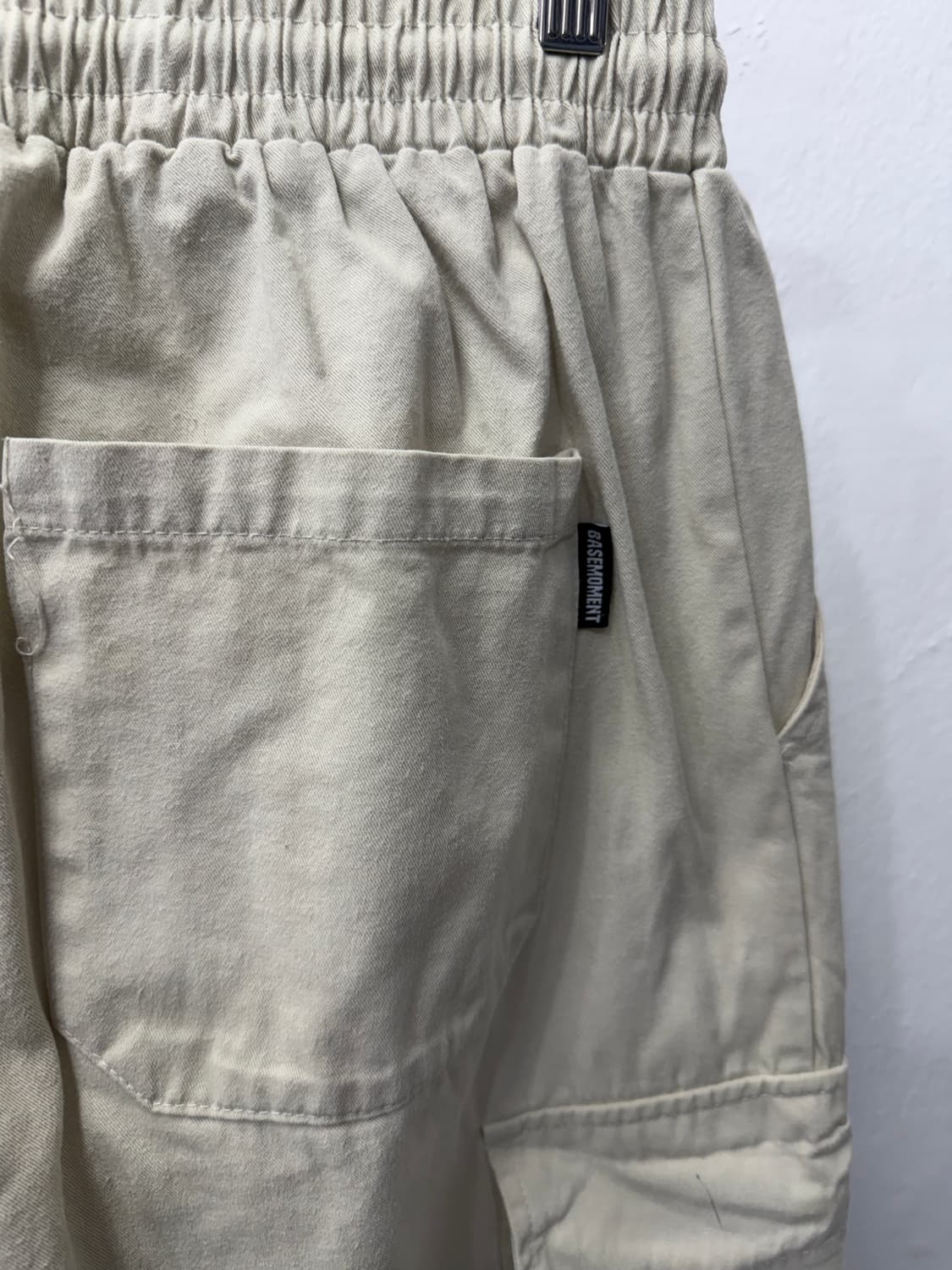 정품) 베이스모먼트 와이드 카고팬츠 L 상품이미지6