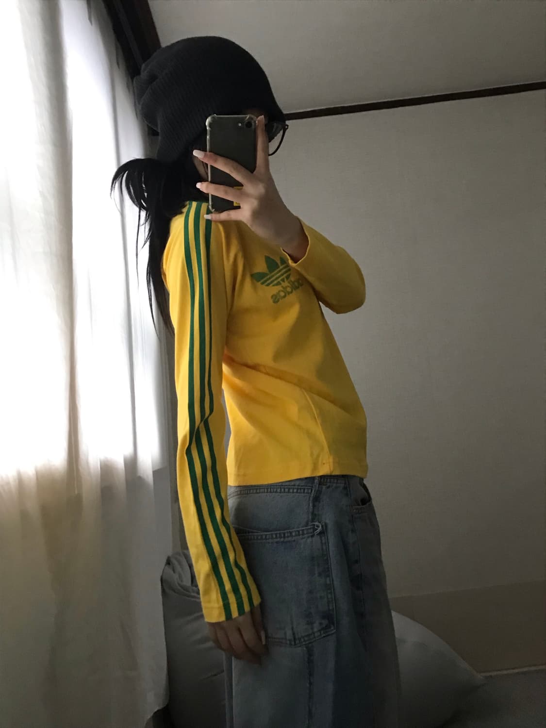 아디다스 00s 옐로우 삼선 롱슬리브 상품이미지6