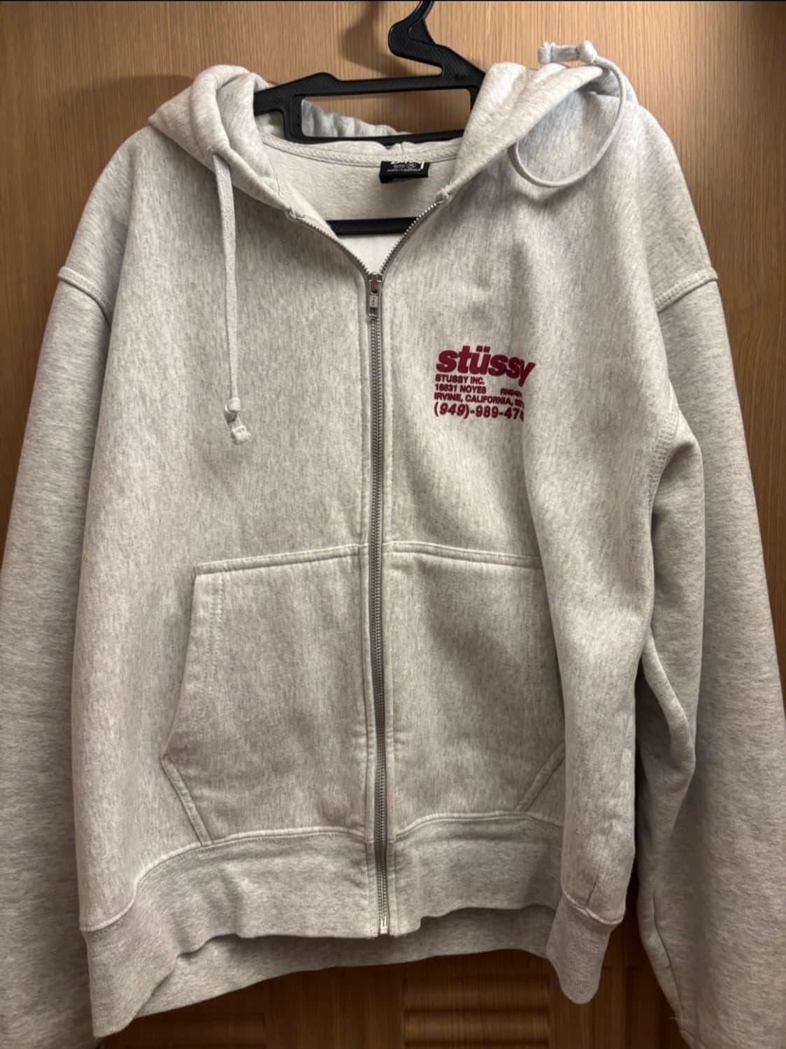 스투시 DNA 후드집업 애쉬헤더 (M) 상품이미지10