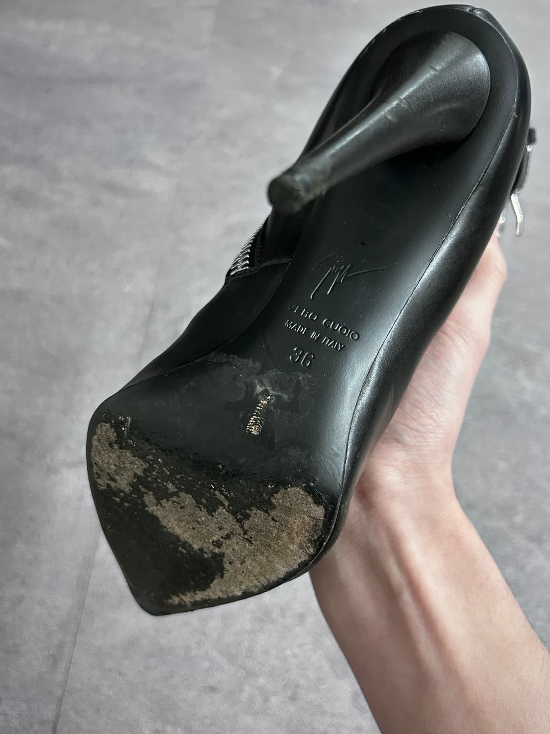 쥬세페 자노티 스파이럴 앵클 부츠 상품이미지7