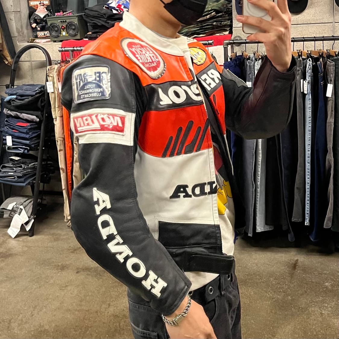 혼다 가죽 레이싱 수트 (95) 상품이미지9