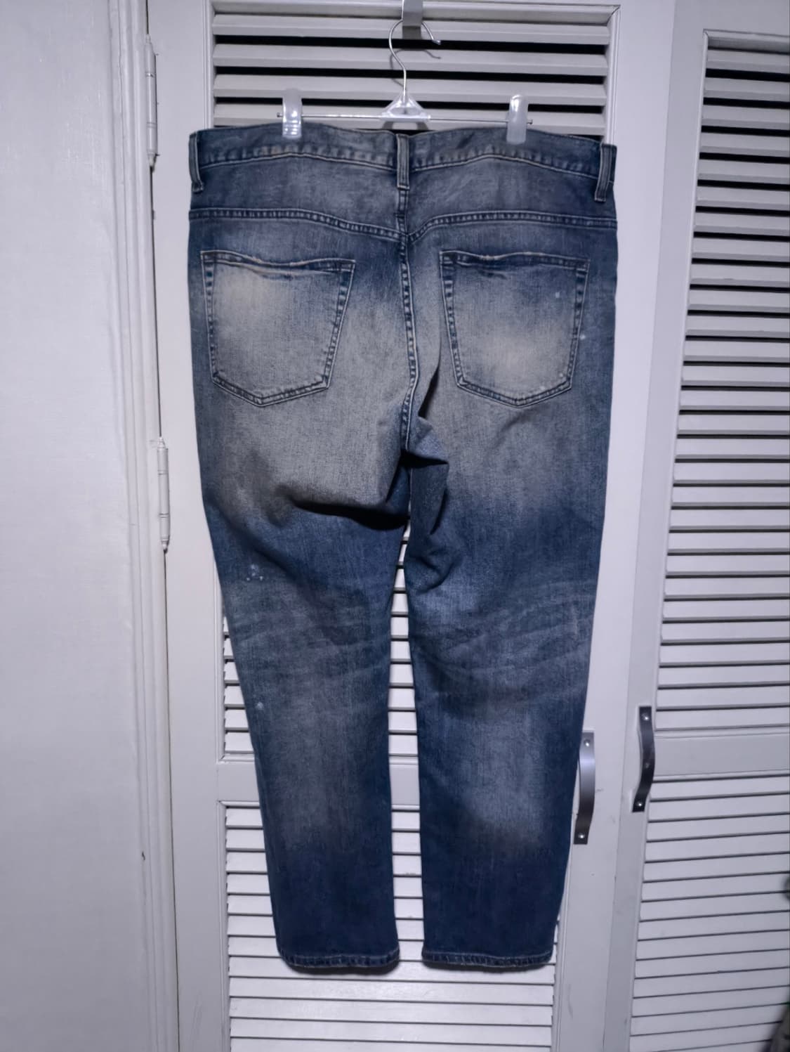 새거 35 유니클로 루즈 피트 테이퍼드 진 청바지 상품이미지4