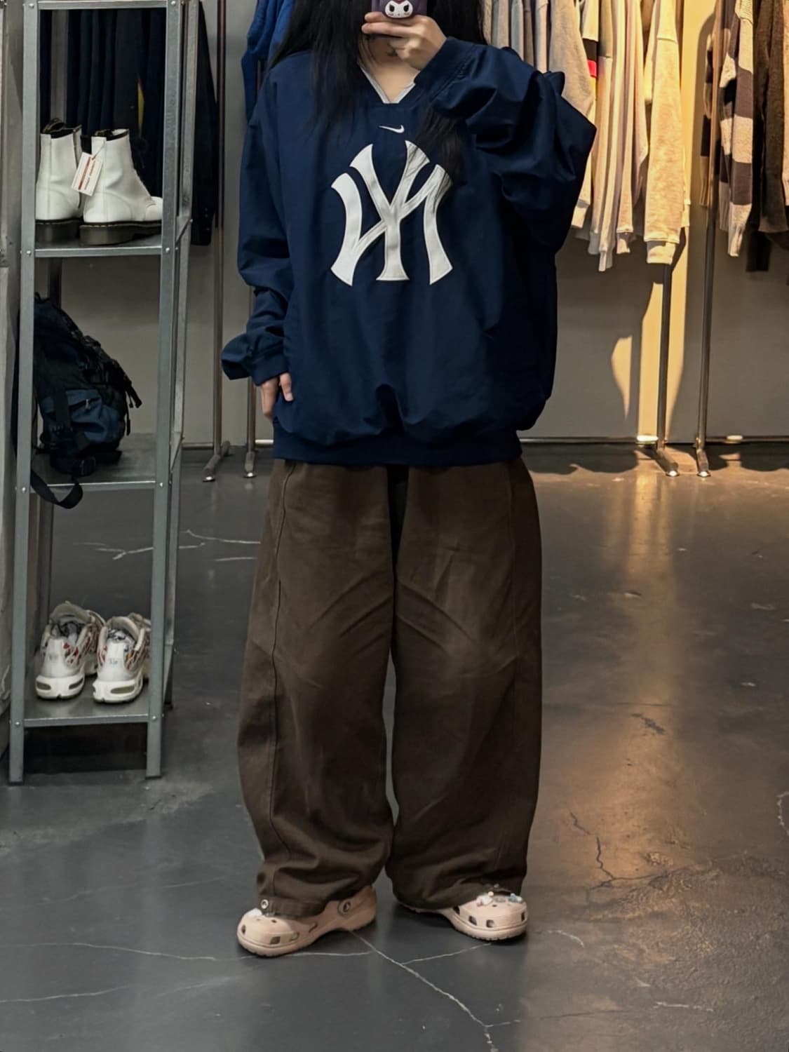 나이키 뉴욕 양키스 네이비 바람막이 웜업 A2844 상품이미지1