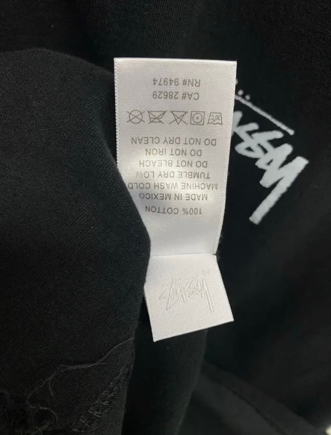 스투시 Stussy 라운드 블랙티 M 상품이미지7