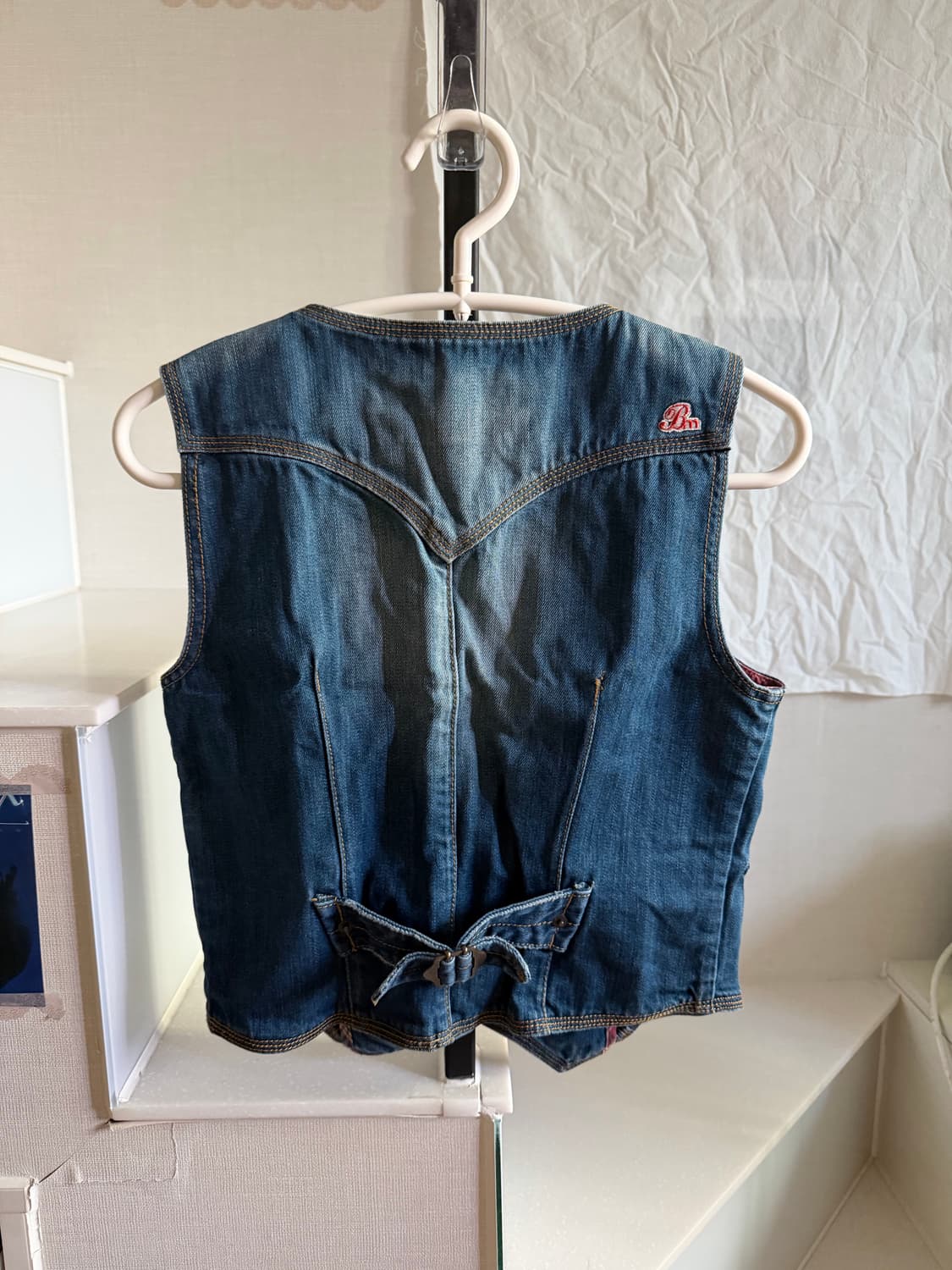 데님 베스트 자켓 상품이미지3