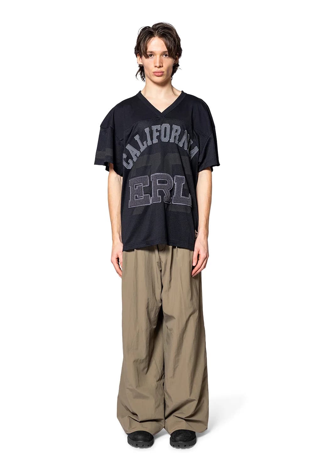 [M,L,XL]이알엘 ERL 26ss 캘리포니아 매쉬 풋볼 티 상품이미지4