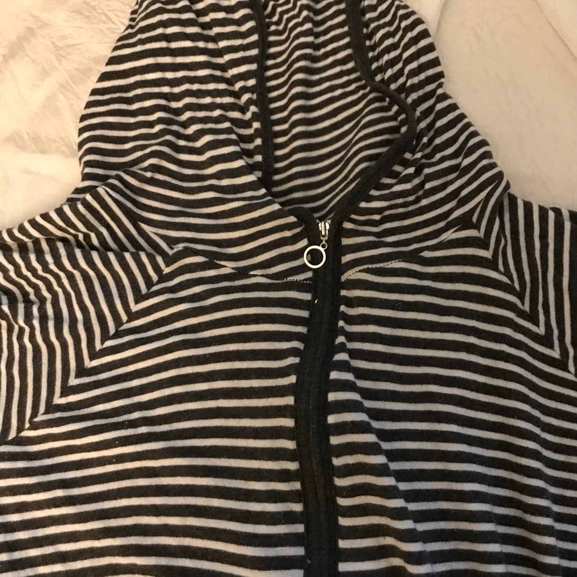 Vintage 고스펑크 스트라이프 후드집업 상품이미지4