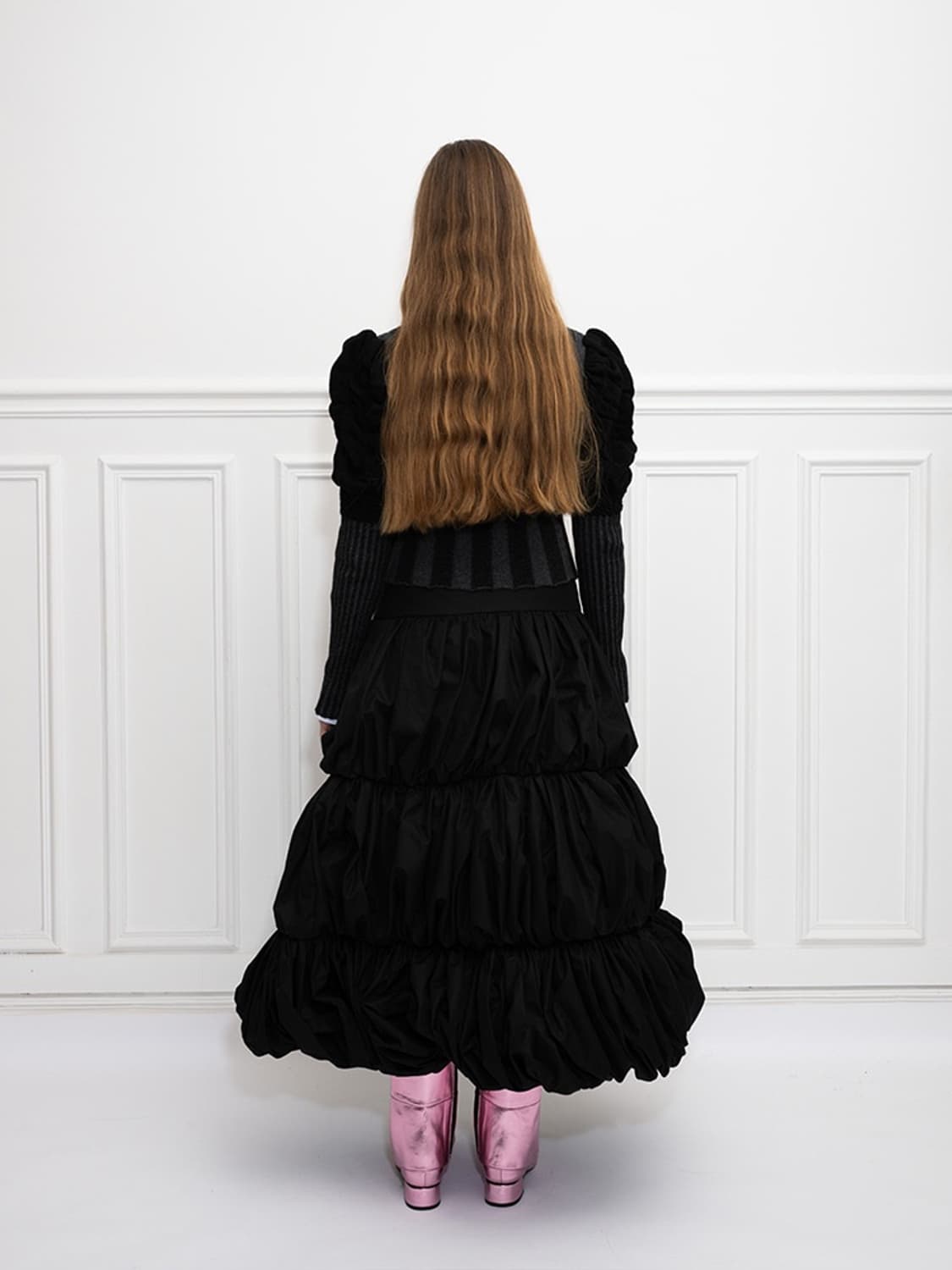 [M]파울라 카노바스 델 바스 25fw 리브 퍼프 가디건 상품이미지5