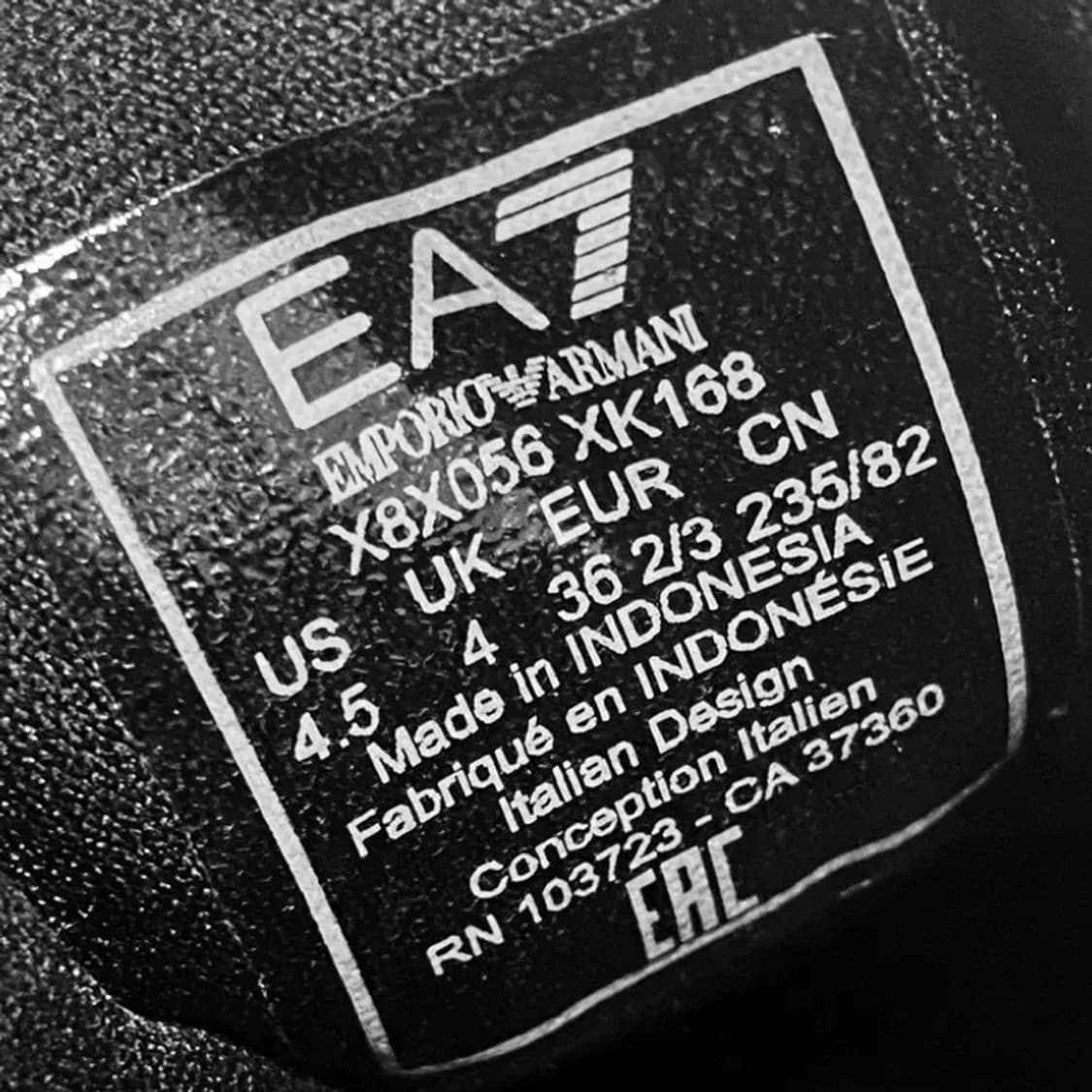 [정품] 엠포리오 아르마니 EA7 라이크라 러닝스니커즈 235(새제품) 상품이미지8