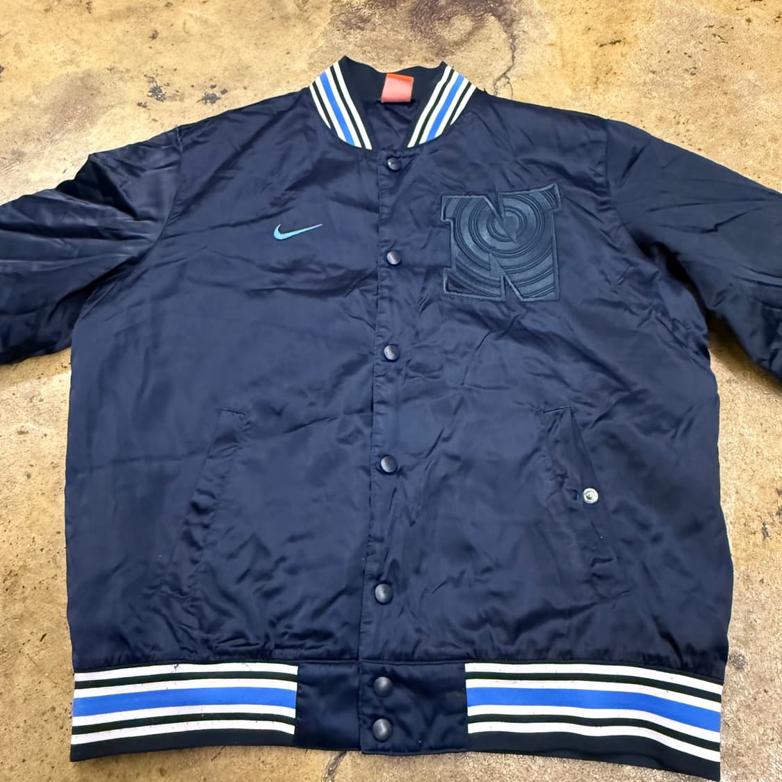 [정품/XL,105] 나이키 올드스쿨 바시티 점퍼 b17 상품이미지3