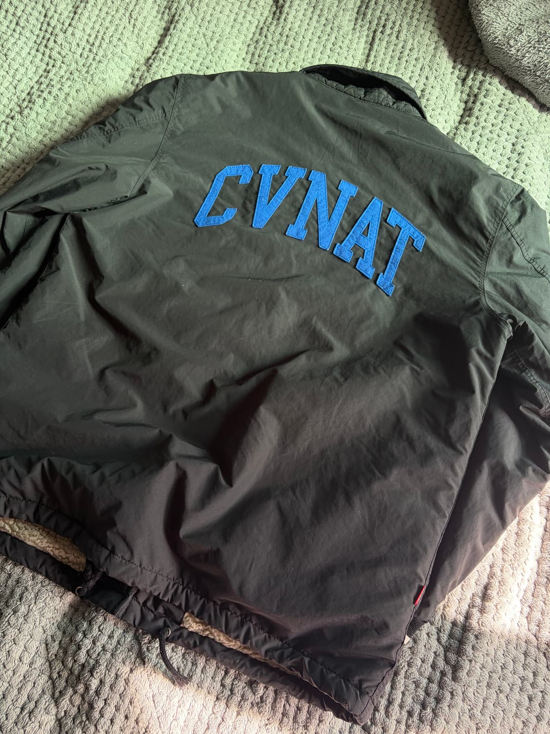 커버낫 양모 코치 자켓 블랙 상품이미지2