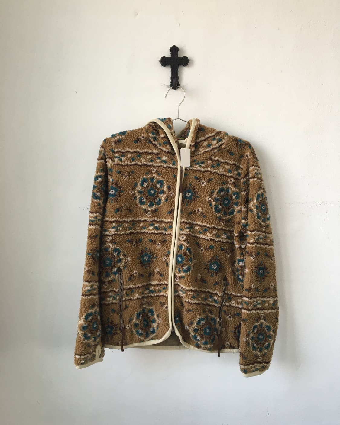 Ethnic mood fleece hood zip up 상품이미지2