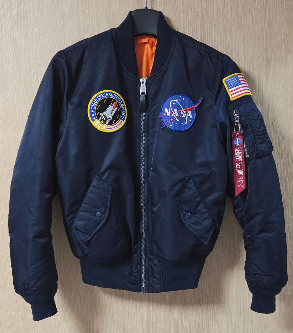 (착샷) 알파인더스트리 ma-1 나사 아폴로 NASA 상품이미지1